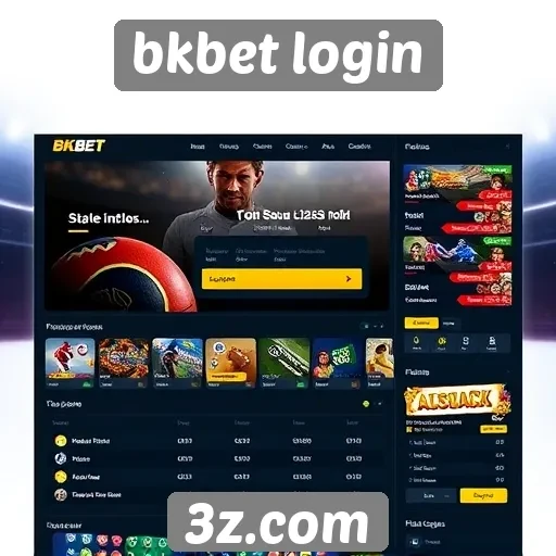 Facilidade de navegação no site bkbet login